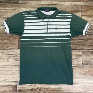 Rip Curl Green White Stripes Short Sleeve Polo Men’sSz M - Picture 1 of 5