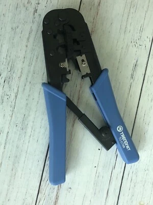 Crimping Tool 8P/Rj-45 & 6P/Rj-12 Rj-11 Cut & Strip Tool TC-CT6 TRENDNet - Image 1 of 4