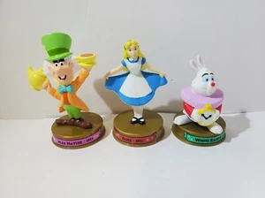 Lot (3) 2002 McDonalds Disney 100 Jahre Magie Alice im Wunderland Figuren - Bild 1 von 2