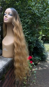 Cabeza de maniquí MAYDE con pelo largo de 35 pulgadas - Imagen 1 de 10