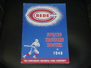 VINTAGE 1948 CINCINNATI REDS PRESS MEDIA GUIDE NEAR MINT - Picture 1 of 1