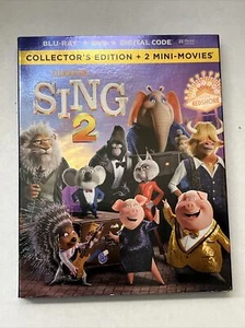 SING 2 Blu Ray W/ Sleeve COLLECTOR EDITION + MINI MOVIES - Picture 1 of 5