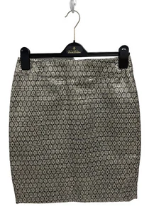 Charter Club Women's Petite Shiny Gold Knee Length Pencil Skirt Size 4P - Picture 1 of 10