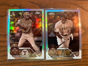 2023 Topps Chrome Sepia Refractor - Taylor Ward And Bubba Thompson RC