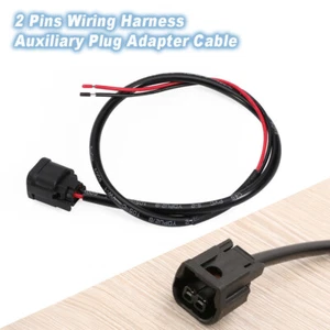 2 Pins Wiring Harness Auxiliary Plug Adapter Cable For Honda CRF1100L/1000L/300L - Picture 1 of 16