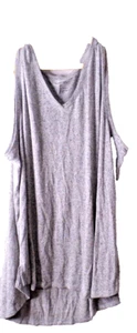 Top Lane Bryant Womens 26-28 Sweater Tank Sleeveless Casual Gray Ladies New - Picture 1 of 7