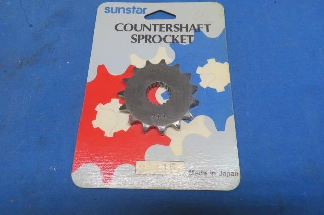 Piñón contador Suzuki nuevo de Lote Antiguo, 15 dientes, # 27511-41711 RM100 RM125 1979-81 NP9862 Foto 1 de 4