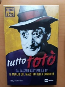 2 DVD+LIBRO TUTTO TOTO'  IL MEGLIO DEL MAESTRO DELLA COMICITA'  NEW - Picture 1 of 2