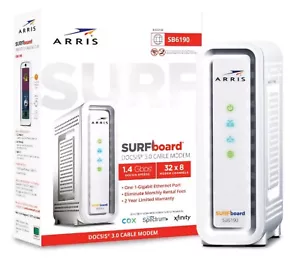 ARRIS Surfboard (32x8) Cable Modem, DOCSIS 3.0 - Picture 1 of 2