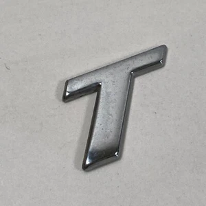 1995-2001 Ford Explorer Sport Emblem Logo Letter 'T' Rear Tailgate Trunk Chrome - Picture 1 of 9