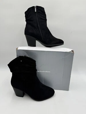 Cloudwalkers Wide Fit Mid Calf Women's Boot Black Zip Up Jessie 8310 Size 10W - Image 1 of 4