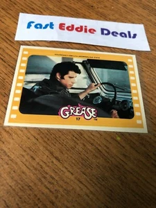TOPPS 1978 THE GREASE THE MOVIE BUBBLEGUM STICKER CARD 17 JOHN TRAVOLTA DANNY - Picture 1 of 2