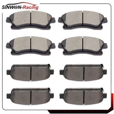 Front Rear Brake Ceramic Pads For Chevrolet Sonic 2012 2013- 2018 Anti Noise - Image 1 of 4