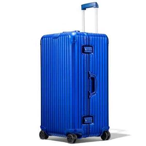 ¡Raro! Nueva Maleta RIMOWA ORIGINAL Trunk Plus Aluminio - Azul Marino 31.5" - Imagen 1 de 9