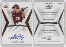 2012 Leaf Ultimate Draft Stephen Piscotty #BA-SP1 Auto
