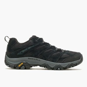 Botas de senderismo Merrell Moab 3 J035875 para hombre negras de gamuza nocturna con cordones - Imagen 1 de 12