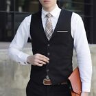 Men's/ Formal Business/ Casual Dress Vest Suit Slim/ Fit Tuxedo Waistcoat Coat