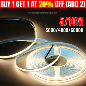 12V LED Strip Waterproof Lights Flexible Tape Self Adhesive Band Lighting 5/10M - Picture 1 of 15