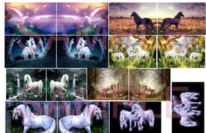 Van Murals Unicorn 1:64,1:43,1:32 or 1:24 WATER-SLIDE DECAL HOT WHEELS SUPERVAN - Picture 1 of 3
