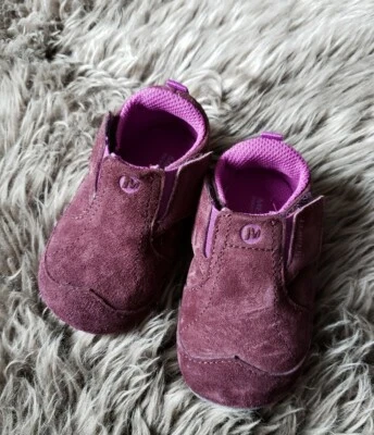 Merrell Jungle Moc Baby size 4m Berry Leather  - Image 1 of 4