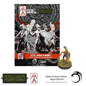 Mythic Americas Jaguar Warriors with Macuahuitl New - Picture 1 of 2