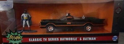 Batmobile With Batman Figure.batmam TV Show Jada. Die Cast. Scale 1:3 - Image 1 of 2