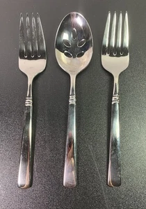 Oneida Erbstück Edelstahl Set 3 Stück Servierbesteck glänzend 8 1/2" #4 - Bild 1 von 10