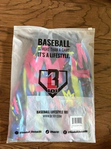 NWT Baseball Lifestyle 101 Graffiti Swim Trunks Size YM - Picture 1 of 3