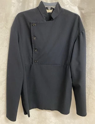 Черная рубашка ручной работы в западном стиле, размер большой  - Изображение 1 из 2