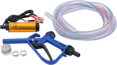 KATSU 482128 Diesel Fuel Oil Transfer Pump Kit Portable Aluminum Submersible Water 12V