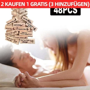 Jenga Stapeln Block Tower Datum Spielzeug Erwachsene Paare Tumling Tower Spiel - Bild 1 von 10