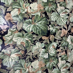 4 Seabrook Double Wallpaper Prepasted Floral Leaves Black 60.75 Sq Ft SK1628 - Picture 1 of 9