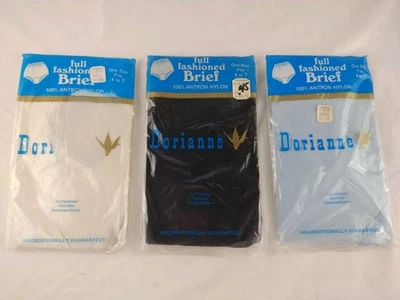 Calcinha NOS Vintage 100% Nylon Antron Moda Completa Tamanho Compatível 4-7 - Imagem 1 de 4