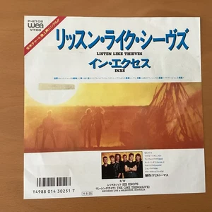 INXS LISTEN LIKE THIEVES JAPAN 7 INCH P-2108 - Picture 1 of 3
