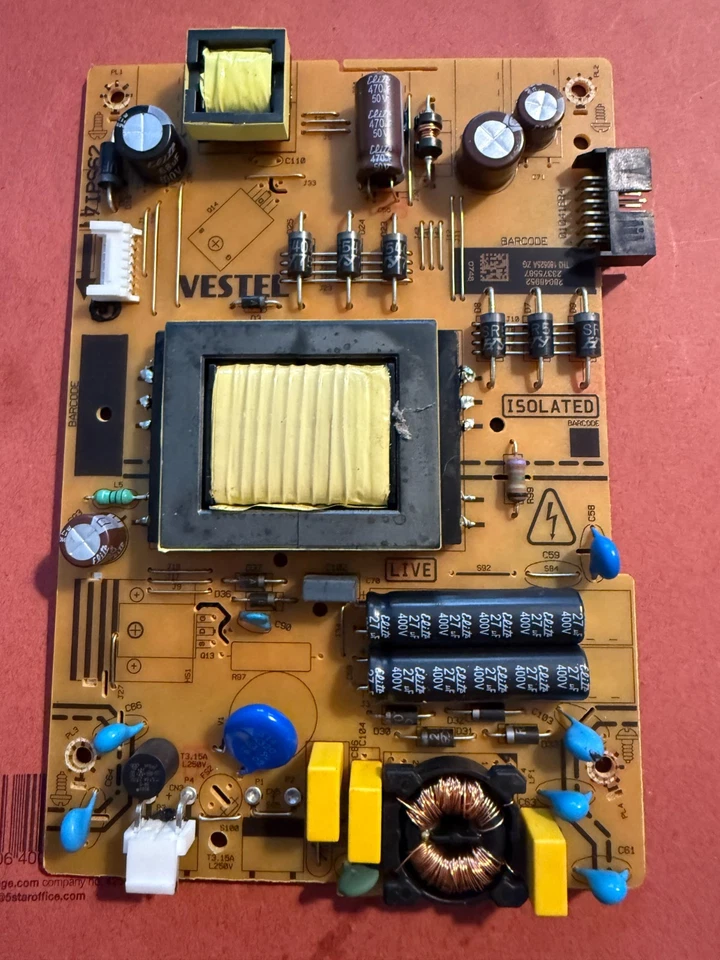 23375587 电源适用于 PANASONIC TX-32E302B 1712 (17IPS62) — 第 1/1 张图片