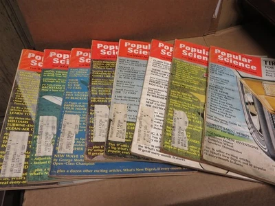 ВИНТАЖНЫЙ журнал 1971 8 выпусков "популярная наука" 1978 - Изображение 1 из 4