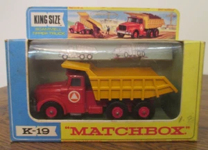 Matchbox Lesney King Size K-19 SCAMMELL TIPPER TRUCK - Picture 1 of 11