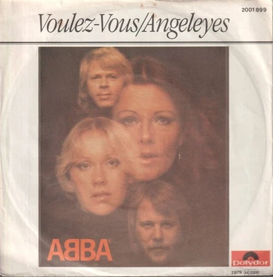 Abba Voulez-Vous / Angeleyes 7" vinyl Germany Polydor 1979 7". sticker tear to - Image 1 of 4