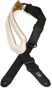 Levy's MRHSS-CRM Garment Leather Guitar Strap - Cream - Picture 1 of 7