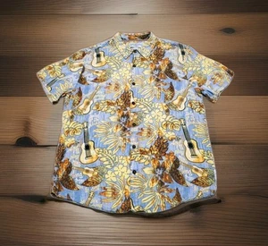 Margaritaville Jimmy Buffet Gitarren Musik Hibiskus Hawaii Camp Hemd Herren XL - Bild 1 von 11