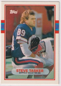 1989 Topps Traded NFL #65T Steve Tasker RC Bills - Picture 1 of 2