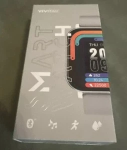 Vivitar Smartwatch SMRTW20-SIL Seltene Silber Farbe Brandneu. Multifunktional. - Bild 1 von 6