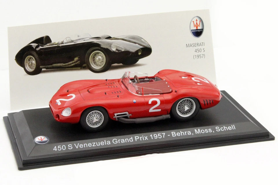 450 S Venezuela Grand Prix 1957 Behra, Moss, Schell - 1/43 Leo Modelle 046 - Bild 1 von 1