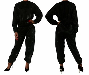 soft PVC Pyjama 20021 GENÄHT Windelhose Schwitzanzug 2tlg. Saunaanzug Saunahose - Bild 1 von 2