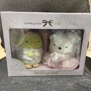 SumikkoGurashi Hochzeit Puppe Stofftier San-X Shirokuma aus Japan NM - Bild 1 von 2