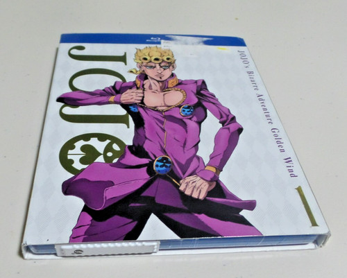JoJo's Bizarre Adventure Golden Wind Blu-ray Disc w/Slipcover 