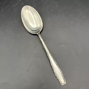 Lunt Sterling Silver Serving Spoon 8 1/4" Rapallo - Picture 1 of 10