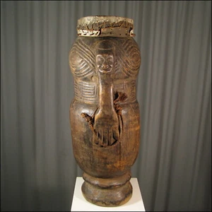 85186) Große Trommel Kuba Kongo Afrika Africa Afrique figure ART KUNST - Bild 1 von 1