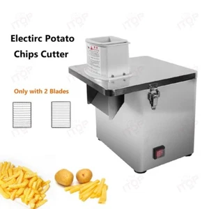 French Fry Potato Cutter Chipper Vegetable Slicer Machine with Large Food Inlet - Picture 1 of 10