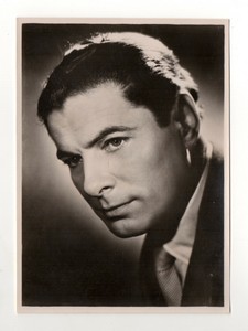 Rudolf Prack 1951 Greiling Film Star Series C Large Format Cigarette Card #B